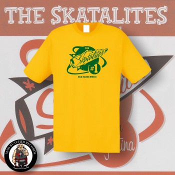 SKATALITES SKA DANCE MUSIC T-SHIRT L / yellow