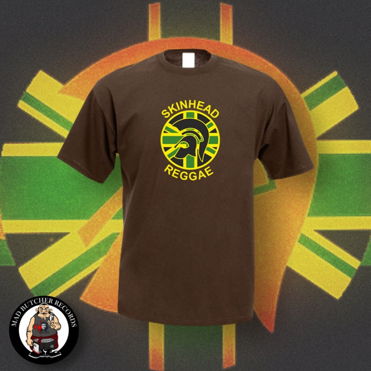 SKINHEAD REGGAE T-SHIRT L / BRAUN