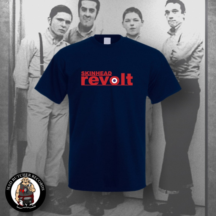 SKINHEAD REVOLT T-SHIRT XL / NAVY