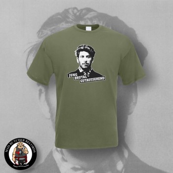 JUNG BRUTAL GUTAUSSEHEND T-SHIRT 3XL / OLIVE