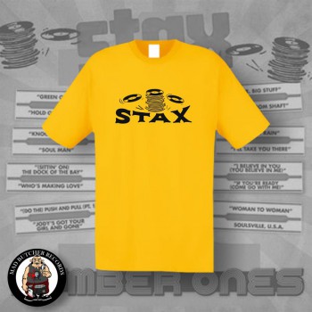 STAX OLD LOGO T-SHIRT S / yellow