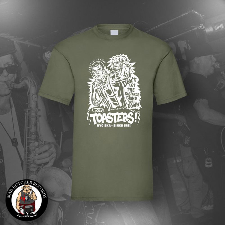 THE TOASTERS BASTARDS T-SHIRT S / OLIVE