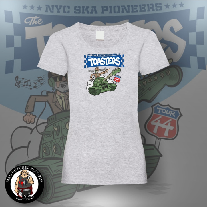 TOASTERS TWO TONE ARMY GIRLIE XL / GRAU