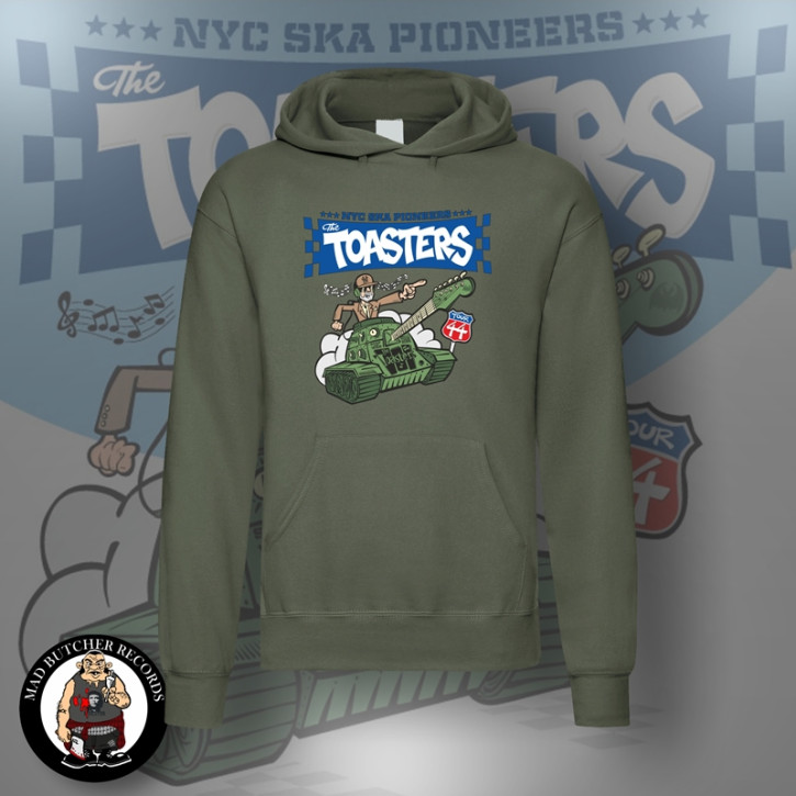 TOASTERS TWO TONE ARMY HOOD 3XL / OLIVE