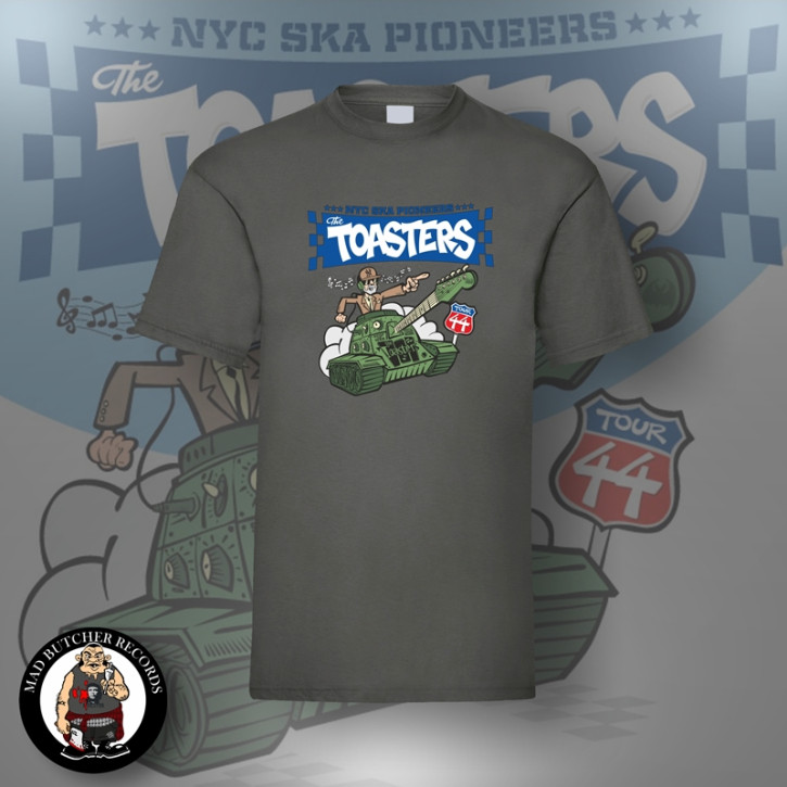 TOASTERS TWO TONE ARMY T-SHIRT M / DUNKELGRAU
