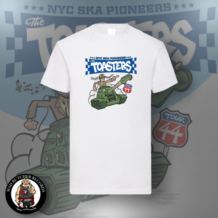 TOASTERS TWO TONE ARMY T-SHIRT WEISS / 4XL