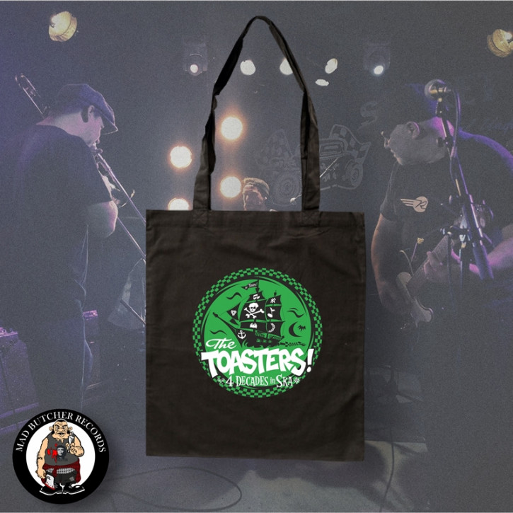 THE TOASTERS 4 DECADES IN SKA BAG green