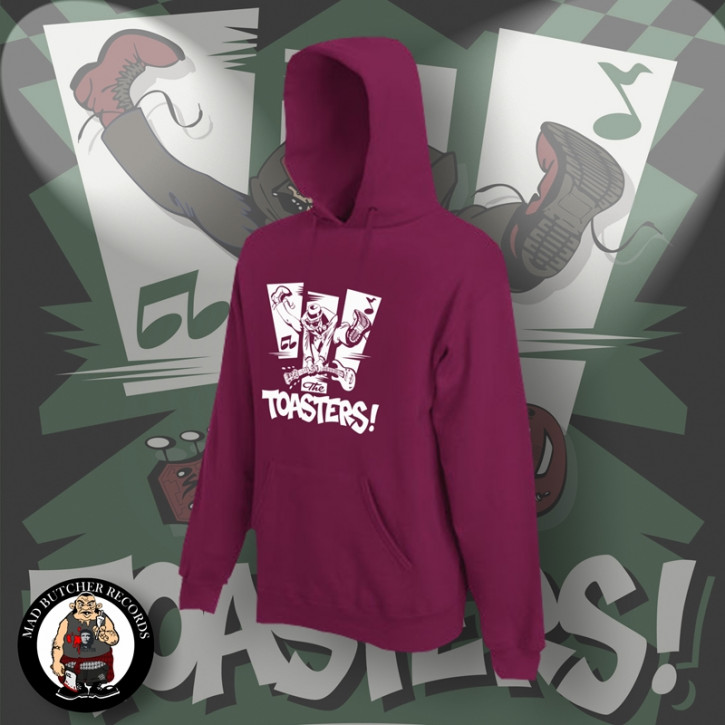 THE TOASTERS JUMP HOOD XXL / BORDEAUX RED