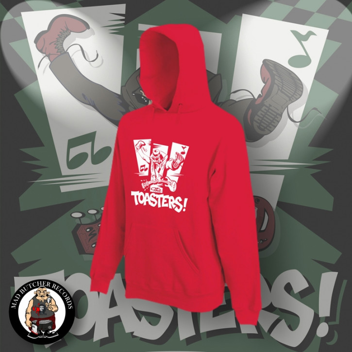 THE TOASTERS JUMP HOOD L / red