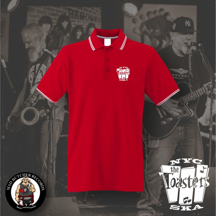 THE TOASTERS NYC SKA POLO S / red