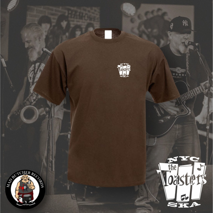THE TOASTERS NYC SKA SMALL T-SHIRT XXL / brown