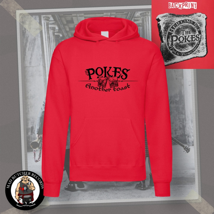 THE POKES ANOTHER TOAST HOOD red / 4XL