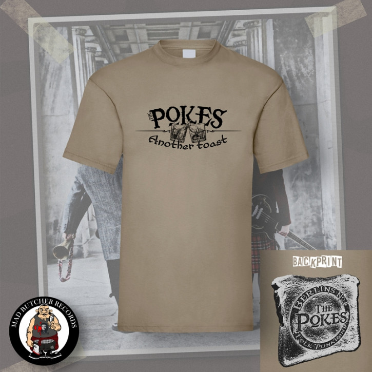 THE POKES ANOTHER TOAST T-SHIRT 3XL / BEIGE