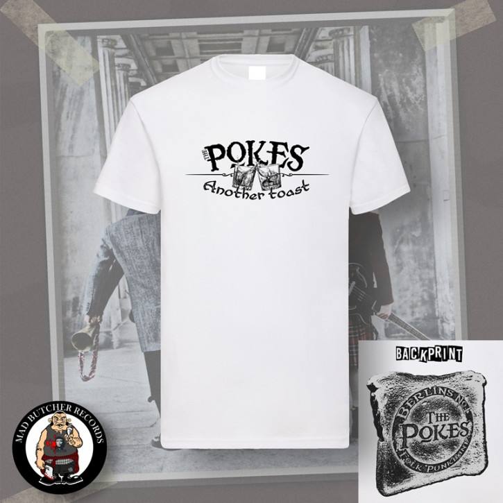 THE POKES ANOTHER TOAST T-SHIRT S / White