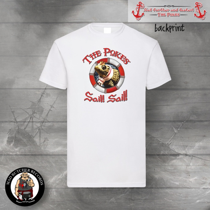 THE POKES SAIL T-SHIRT S / WEISS