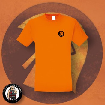 TROJAN HELMET T-SHIRT L / ORANGE