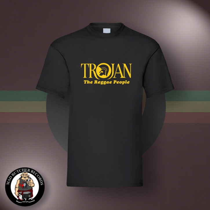 TROJAN REGGAE PEOPLE T-SHIRT SCHWARZ / S