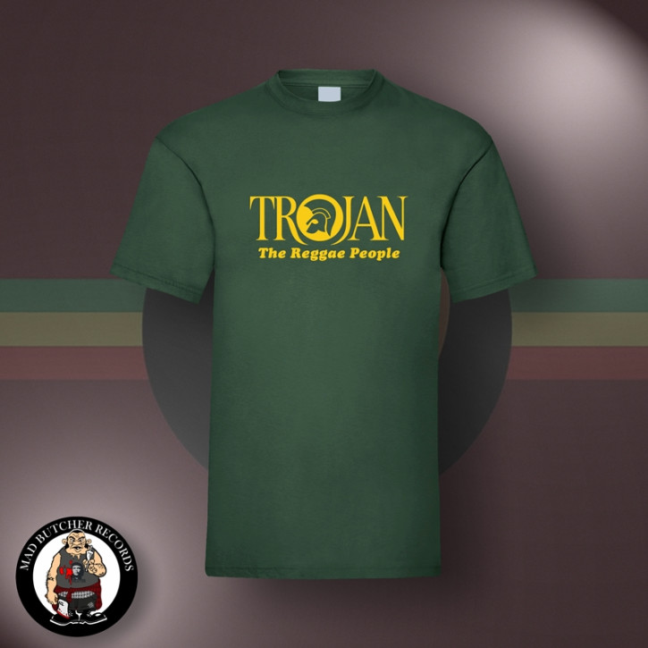 TROJAN REGGAE PEOPLE T-SHIRT S / BOTTLEGREEN