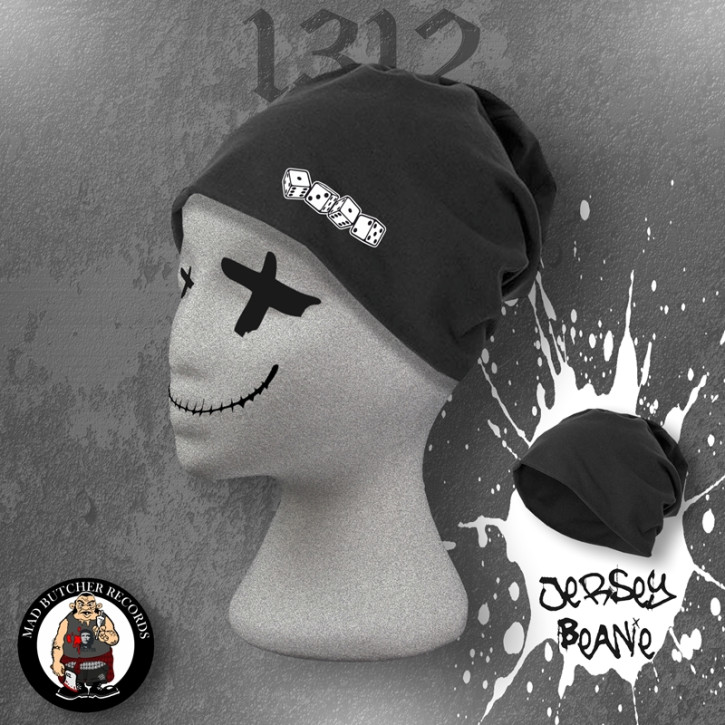 1312 (ACAB) CUBES BEANIE SCHWARZ