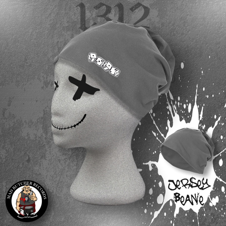 1312 (ACAB) CUBES BEANIE GRAU