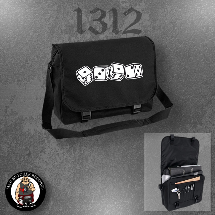 1312 (ACAB) MESSENGER BAG SCHWARZ