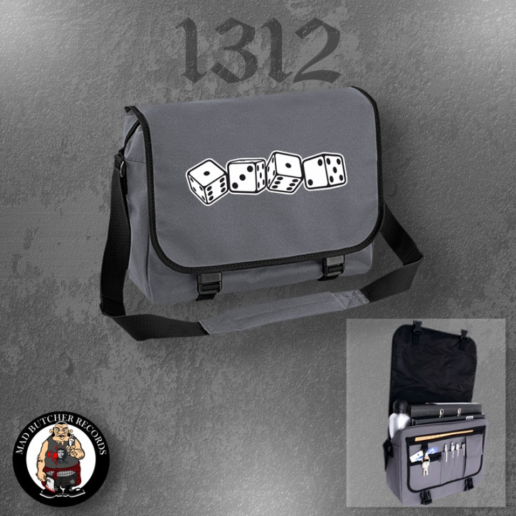 1312 (ACAB) MESSENGER BAG GRAU