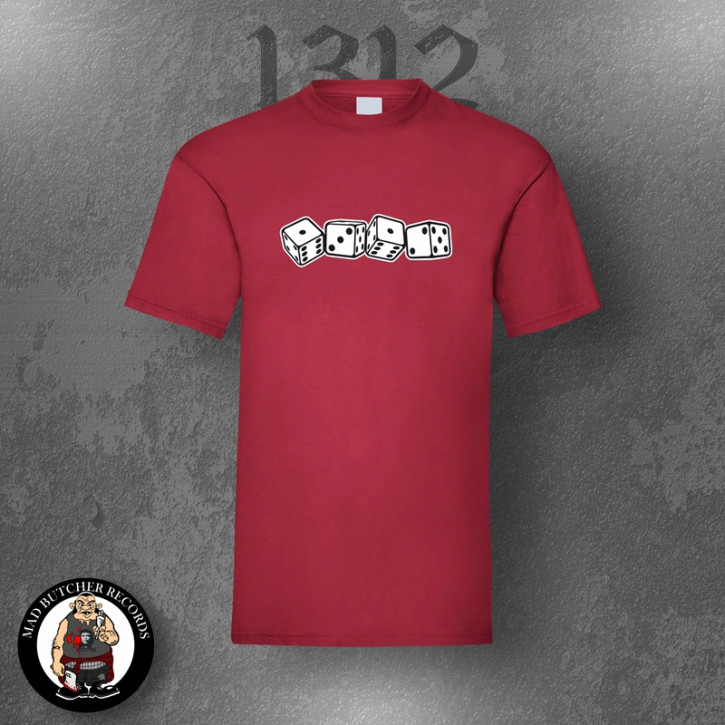 1312 (ACAB) CUBES T-SHIRT 3XL / BRICKRED