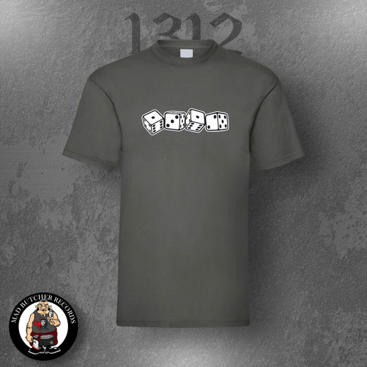 1312 (ACAB) CUBES T-SHIRT 3XL / DUNKELGRAU