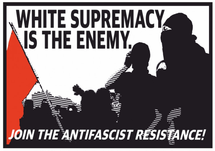 WHITE SUPREMACY IS THE ENEMY STICKER (10 units)